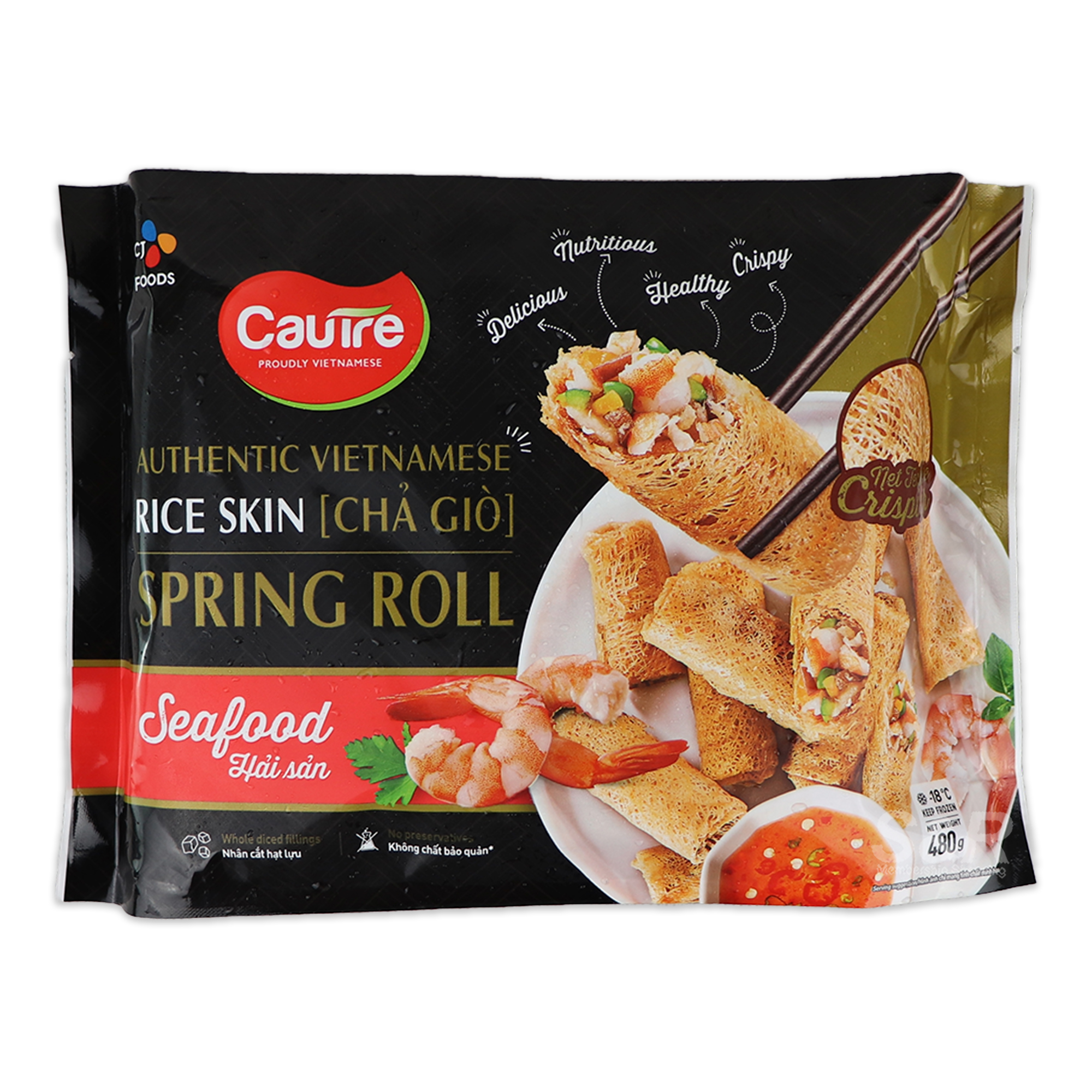 CJ Foods Cautre Seafood Spring Roll 480g